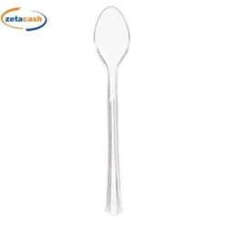 CUCCHIAINI 50 PEZZI IN PLASTICA TRASPARENTI