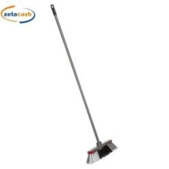 SCOPA CON MANICO IN PLASTICA GRIGIO