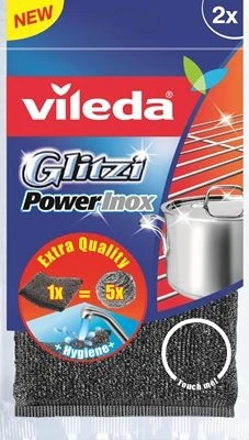 SPUGNA VILEDA ABRASIVA 2 PZ. INOX IN ACCIAIO