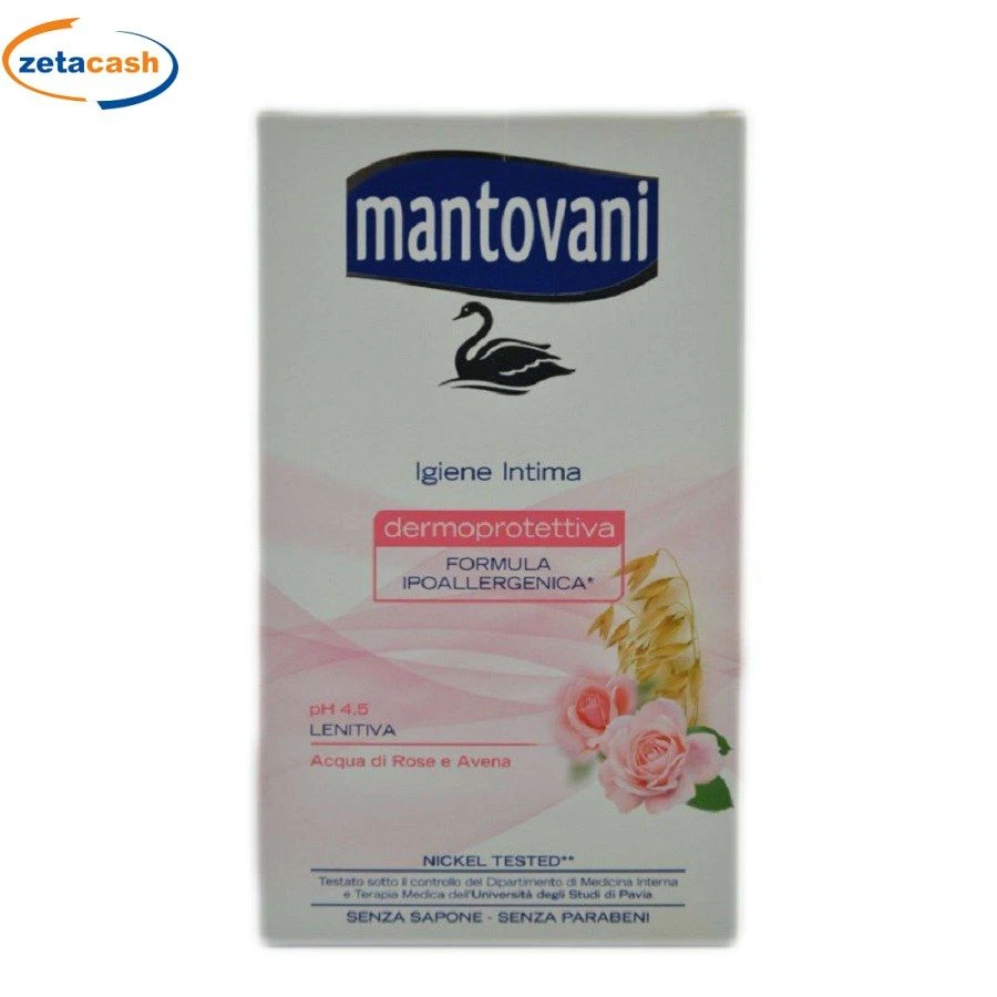 MANTOVANI IGIENE INTIMA 200 ML ACQUA DI ROSE E AVENA