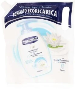 MANTOVANI SAPONE LIQUIDO NEUTRO 750ML RICARICA.
