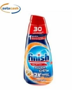 FINISH POWER GEL ANTI ODORE 600 ML 30 LAVAGGI