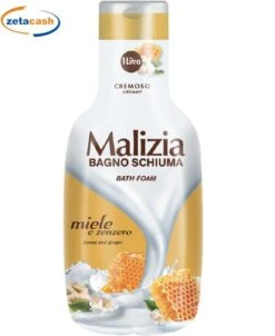 MALIZIA BAGNOSCHIUMA MIELE E ZENZERO 1 LITRO