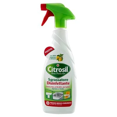 SGRASSATORE DISINFETTANTE CITROSIL SPRAY CON ESSENZA DI LIMO