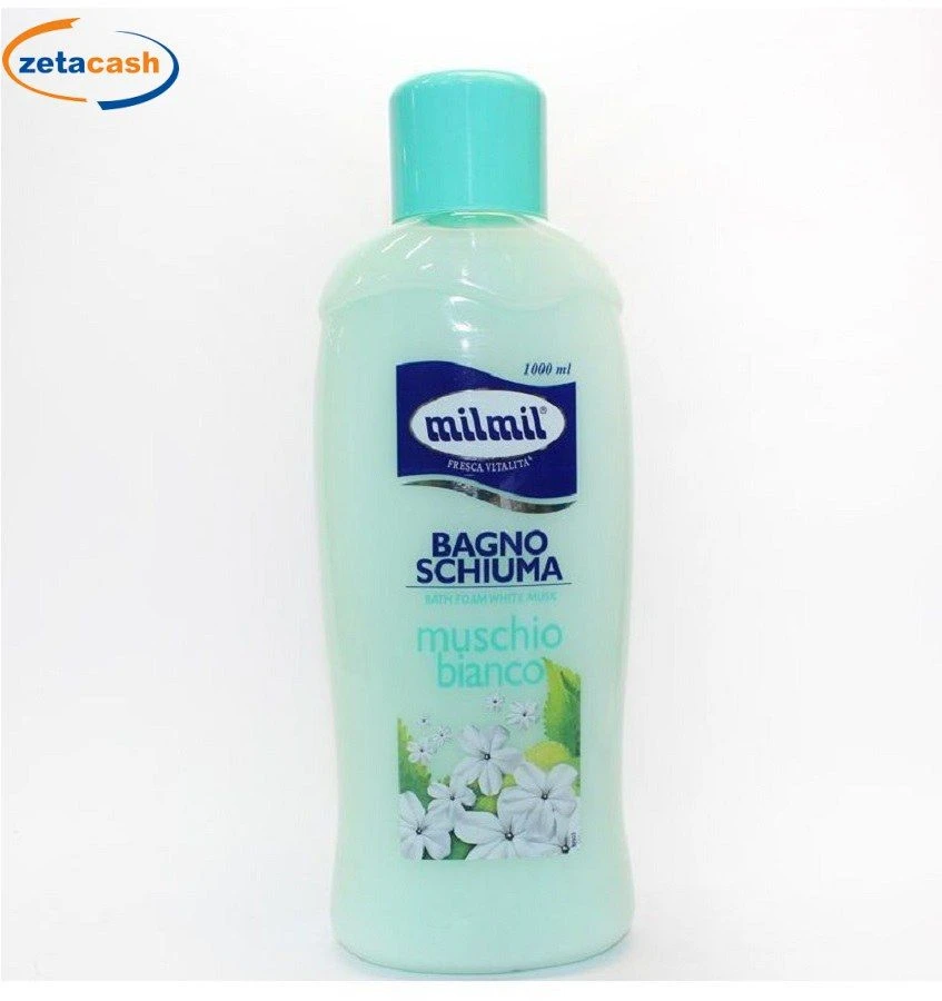 BAGNOSCHIUMA MIL MIL MUSCHIO BIANCO 1000ML