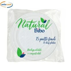 PIATTI FONDI BIODEGRADABILI 15 PEZZI