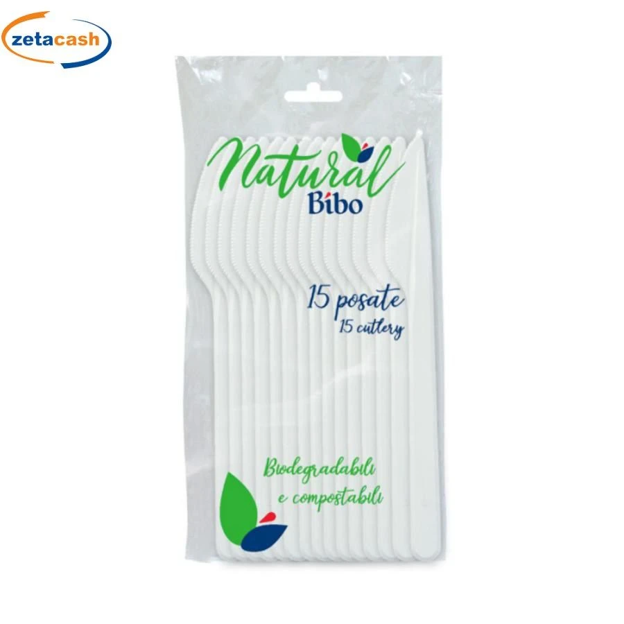 COLTELLI BIODEGRADABILI 15 PEZZI