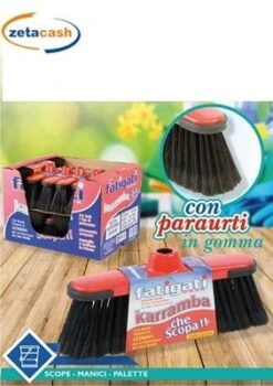 SCOPA KARRAMBA CON PARAURTI IN GOMMA