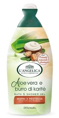 L'ANGELICA BAGNODOCCIA CON ALOE VERA E BURRO DI KARITE' 500ML