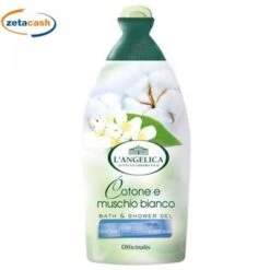 BAGNODOCCIA L ANGELICA COTONE E MUSCHIO BIANCO 450 ML