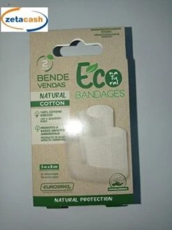 BENDE IN COTONE NATURALE 2 PEZZI 5 MT X 8 CM ECONATURAL