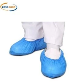 COPRISCARPE IN POLITENE AZZURRO 100 PEZZI