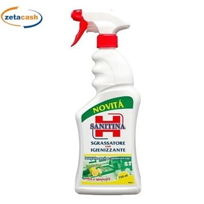 SANITINA SGRASSATORE CON DISINFETTANTE PROFUMO LIMONE 750ML