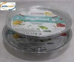 VASCHETTA TONDA IN ALLUMINIO CON COPERCHIO TRASPARENTE