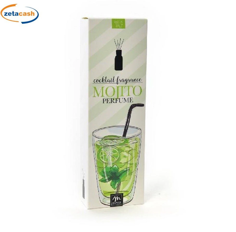DIFFUSORE DI ESSENZA CON BACCHETTI 125 ML MOJITO