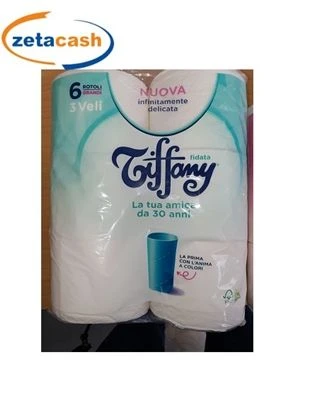 ROTOLI CARTA IGIENICA 3 VELI FIDATA 6 PEZZI