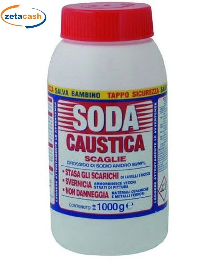 SODA CAUSTICA IN SCAGLIE 1000GR