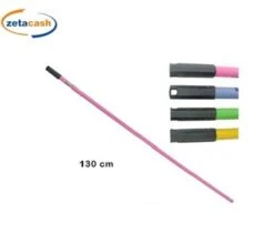 BASTONE LEGNO COLORATO 130 CM CON OCCHIELLO