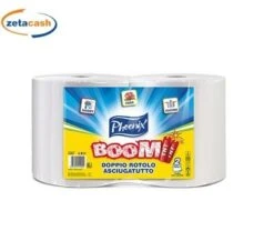 ROTOLO ASCIUGATUTTO 2 PEZZI PHOENIX BOOM 2 VELI PURA CELLUL