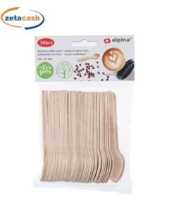 CUCCHIAIO 50 PEZZI DA CAFFE IN LEGNO 11 CM