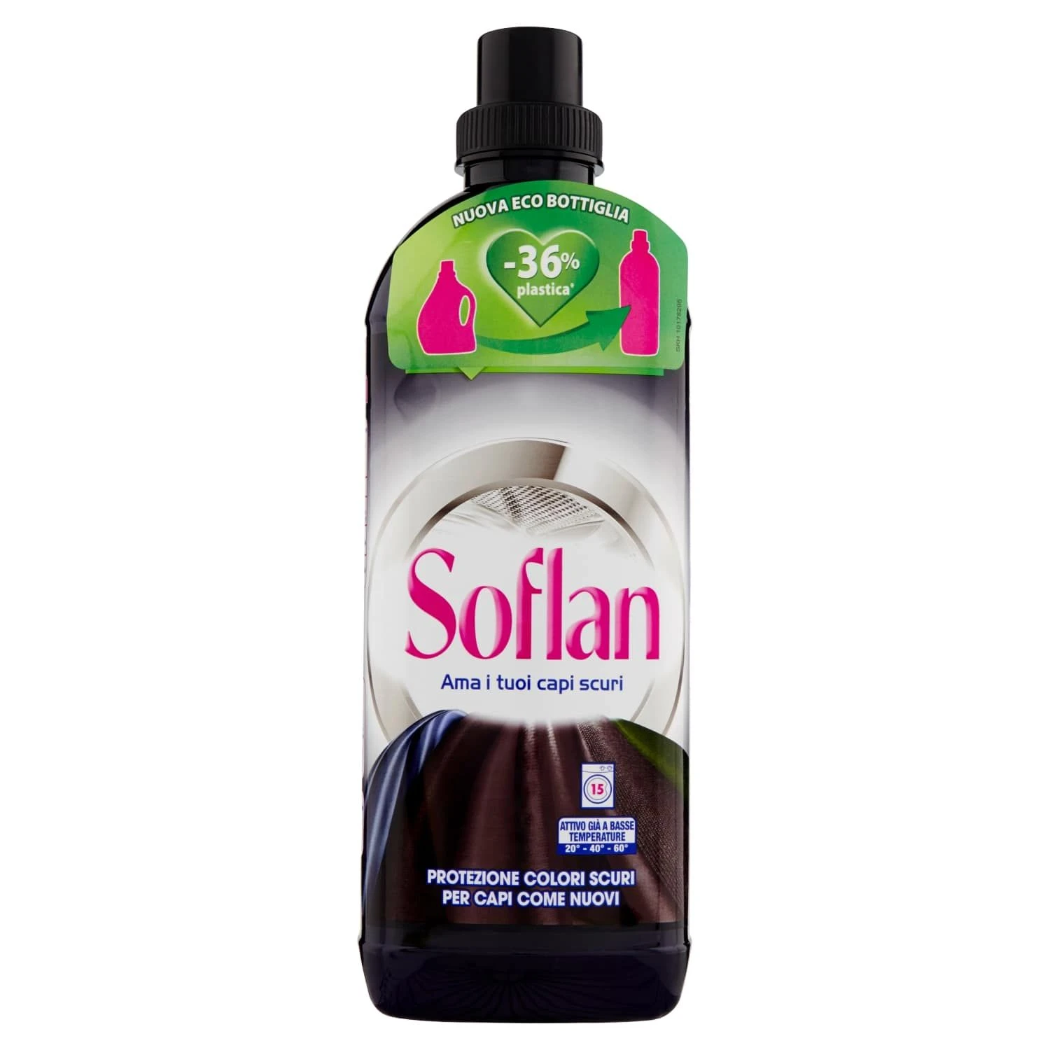 SOFLAN DETERSIVO LIQUIDO 900 ML NERO.