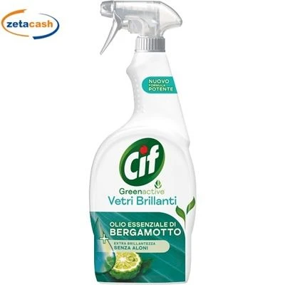CIF SPRAY GREEN ACTIVE VETRI BRILLANTI 650 ML